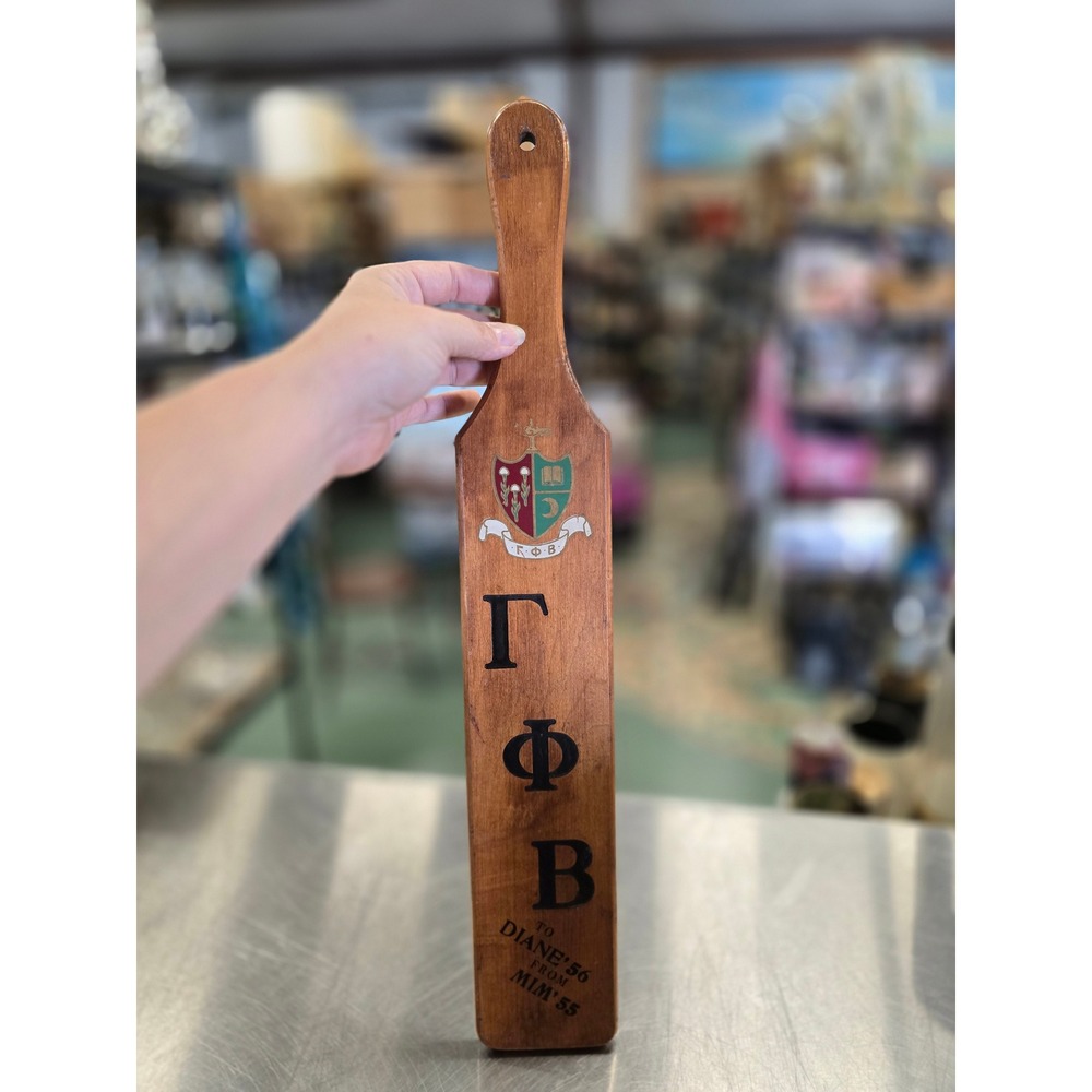 Vintage Gamma Phi Beta Sorority Paddle University of Illinois Omicron Chapter